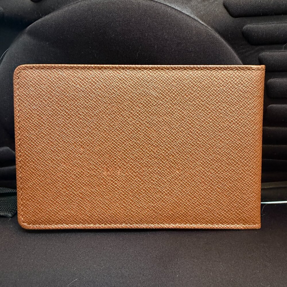 Louis Vuitton Brown Taiga Bifold ID Slim Card Case - Picture 2 of 10